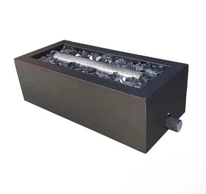 Four Seasons Courtyard 10,000 BTU Gas Tabletop 14 Inch Stainless Steel Fire Pit - Picture 1 of 5