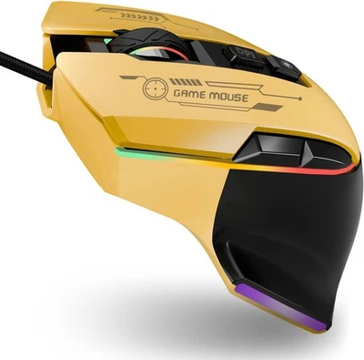 Wired Gaming Mouse, 7200DPI RGB 7 Buttons for PC Mac - Image 1 of 4