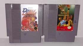 Double Dribble And All Pro Basketball Lot Of 2 NES Nintendo Games