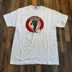 White House Lanes Richard Nixon Rare Shirt Vintage Hanes BEEFY T - Picture 1 of 5