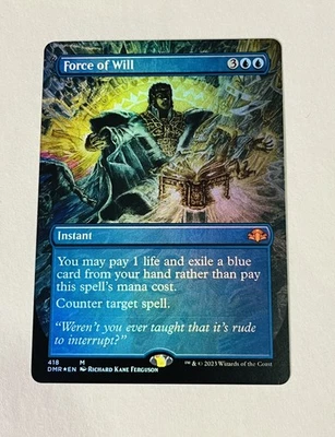Foil Borderless Force of Will - DMR (Near Mint) Borderless - Image 1 of 4