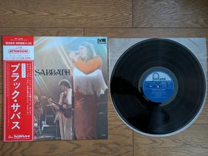 BLACK SABBATH Attention ! 1975 Japan LP w/ OBI BT-5036 - Picture 1 of 5