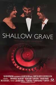 SHALLOW GRAVE 40" X 27" Locandina originale film S/S t 1995 Danny Boyle - Foto 1 di 1