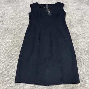Talbots Kleid Wolle schwarz ärmellos Damengröße 2 Petite neu mit Etikett " - Bild 1 von 11