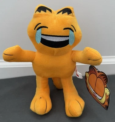 GARFIELD Laughing Crying Emoji Plush Emotions Stuffed Animal Toy Factory Claw - Image 1 of 4
