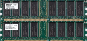 512MB 2x256MB PC-2100 HYNIX HYMD232646A8-H AA-A DDR-266 MEMORY KIT DDR1 PC2100 - Picture 1 of 2