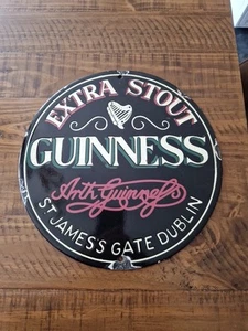 Guinness enamel Sign - Picture 1 of 7