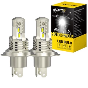 2xLED Headlight Hi/Low Beam 6000K Bulb H4 9003 For Motorcycle Super Bright White - Picture 1 of 11