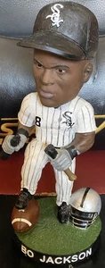 BO JACKSON Chicago White Sox / Los Angeles Raiders SGA Nodder Bobblehead NIB! - Picture 1 of 5