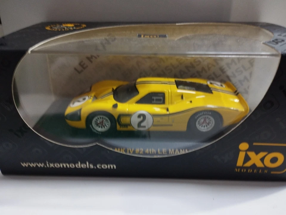 IXO Ford MK IV B. McLaren - M. Donohue #2 2nd Le Mans 1967 1/43 - Immagine 1 di 1
