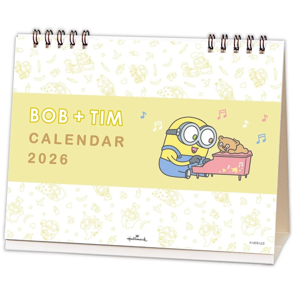 Hallmark Minions 2026 Tischkalender Bob & Tim Japan - Bild 1 von 4