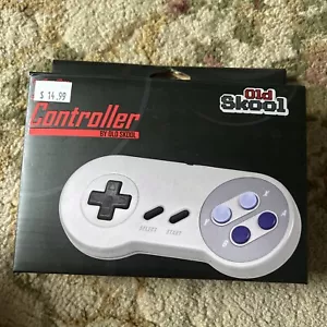 Old Skool NEW 16 Bit Controller for Super Nintendo SNES System Control Pad - Picture 1 of 1