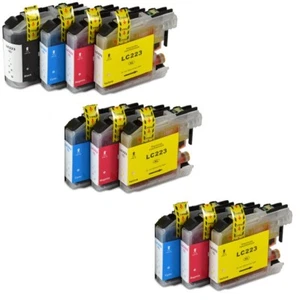 10 tinte Patrone für Brother DCP-J562DW DCP-J4120DW MFC-J480DW MFC-J680DW 1333 - Bild 1 von 1