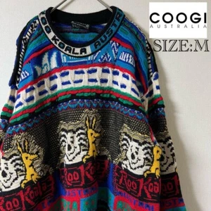 COOGI Vintage 3D Knit Super Rare multicolor SIZE M wool - Picture 1 of 6