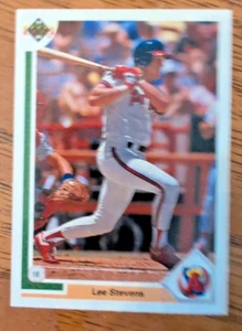 Lee Stevens California Angels 1991 Upper Deck Baseball Card #573 ROOKIE Mint - Picture 1 of 2