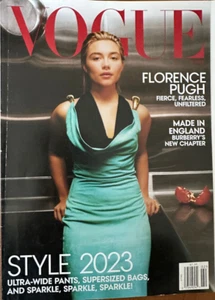 VOGUE Winter 2023 Florence Pugh Burberry's Style 2023 - Picture 1 of 2