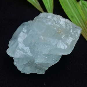 107 Cts Acquamarina Naturale Brasiliana Grezza 38mmx29mm Pietra Preziosa Sciolta Non Trattata - Foto 1 di 4