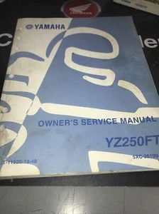 OEM Yamaha Motorcycle Factory Service Owners Manual 2005 YZ250FS LIT-11626-18-48 - Picture 1 of 5