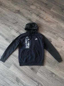 Nike Herren Hood To Coast Schwarz Full-Zip Fleece Hoodie Gr. Medium - Bild 1 von 6
