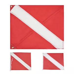 Diving Boat Flag Snorkeling Fishing Scuba Marker Divers Water Sports Marker - Picture 1 of 16