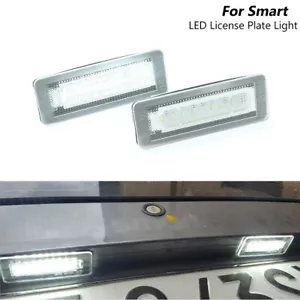 Direct Fit Smart Fortwo W451 W450 W453 LED White License Plate Lights Module SMD - Bild 1 von 13