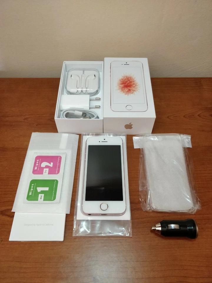 APPLE IPHONE SE 16GB ROSE GOLD 4.0" LTE 12 MEGAPIXEL ORIGINALE CON BOX GRADO A - Immagine 1 di 4