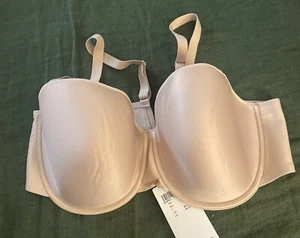 Chantelle NUDE ROSE Bare Essential Custom Fit T-Shirt Bra, US 38E / DD NWT $74 - Picture 1 of 6