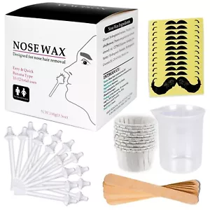 Nasenhaar Wachs Nose Wax Kit Haarentfernung Set Für Männer Und Frauen 100 G Nase - Bild 1 von 9