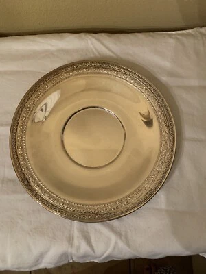 Plato plateado Wallace #1512 11 pulgadas Foto 1 de 3