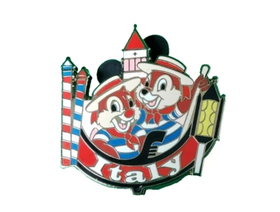 Prendedor Disney CHIP & DALE en el Pabellón de Italia/Epcot World Showcase Foto 1 de 2