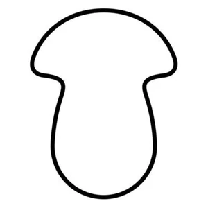 Kaiser Cookie-Cutter Mushroom Medium 6 cm, for Perfect Contours, Metal, 612102 - Picture 1 of 1