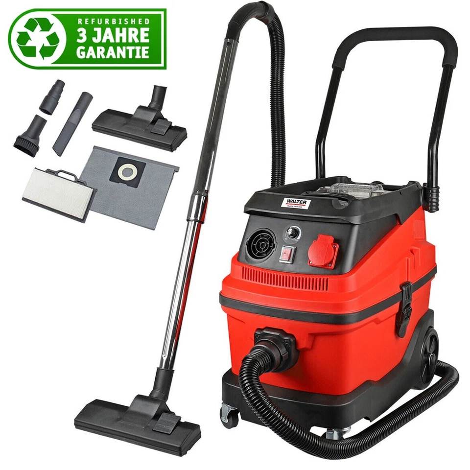 WALTER Staubsauger 3in1, Klopffunktion Nass Trocken Blasen Industriesauger, HEPA - Bild 1 von 4