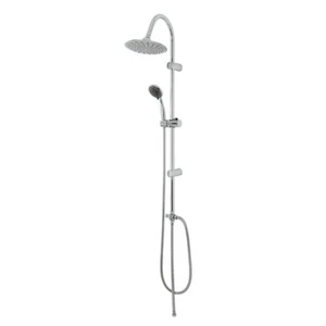 Colonna Doccia Cromo H.102 cm con Deviatore in Acciaio Cromo - Foto 1 di 2