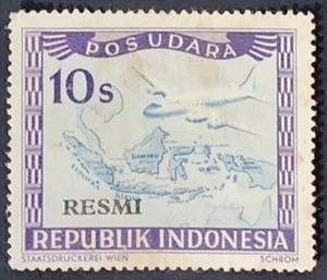 Indonesia - Official Airmail overprinted "RESMI" - 1949 (MI ID LD24) - Picture 1 of 1