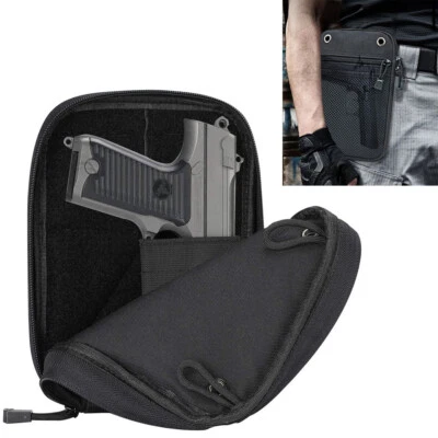 Concealed Carry Gun Pouch Handguns Waist Pocket Pistol Holster Fanny Pack Case - Image 1 of 4