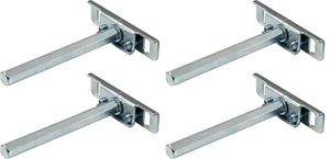 4x Tablarträger unsichtbar Regal Bodenträger Regalträger Regalbodenträger Stahl - Bild 1 von 7