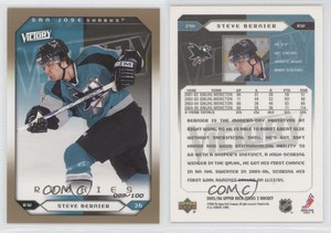 2005-06 Upper Deck Victory Gold /100 Steve Bernier #296 Rookie RC