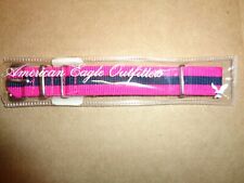 American Eagle Outfitters AEO Pink / Navy Wrist Watch Strap Band NWT