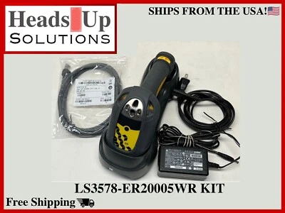 Symbol LS3578-ER20005WR KIT Barcode Scanner, STB3578 Refurbished SHIPS FROM USA! - Image 1 of 4