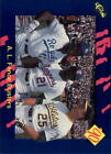 1990 Classic Blue Baseball Card #59 McGwire/Bo/Sierra