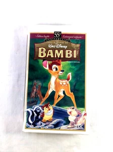 Bambi - 55th Anniversary Edition - French Walt Disney VHS - THX Certified - Picture 1 of 4