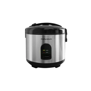 Morphy Richards Stainless Steel Rice Cooker Home/Kitchen 10-Cup Silver/Black - Picture 1 of 3