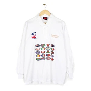 Camiseta Copa Mundial de Rugby 2003 Edición Limitada Rara Manga Larga Canterbury Top - L - Imagen 1 de 6