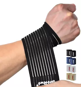 2-Pack High-Elastic Wrist Support Straps Wrist Compression Bandage - Wrist Wraps - Picture 1 of 12