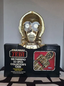 1983 C-3PO See-Threepio custodia da collezione STAR WARS vintage originale NUOVO SIGILLATO - Foto 1 di 6