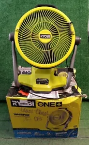 NEW RYOBI 18V Hybrid WHISPER 12"inch Misting Air Cannon Fan (Tool Only) PCL850B - Picture 1 of 11