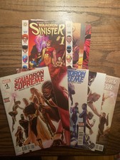 Squadron Supreme Vol 1-5 Saga Lot Run Set Plus Sinister Squadron 1-4 9 Book Lot