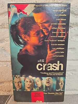 Crash VHS 2004 (ex-alquiler) Sandra Bullock Matt Dillon Don Cheadle Ludacris  Foto 1 de 4