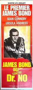 Affiche Cinéma JAMES BOND 007 CONTRE DR NO 60x160cm Sean Connery Ursula Andress - Picture 1 of 3