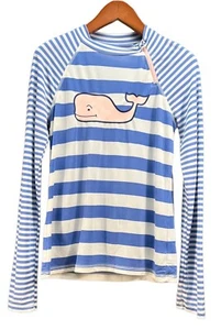 Vineyard Vines For Target Girls Swim Shirt Top Rash Guard Size XL (14/16) UPF 50 - Picture 1 of 6
